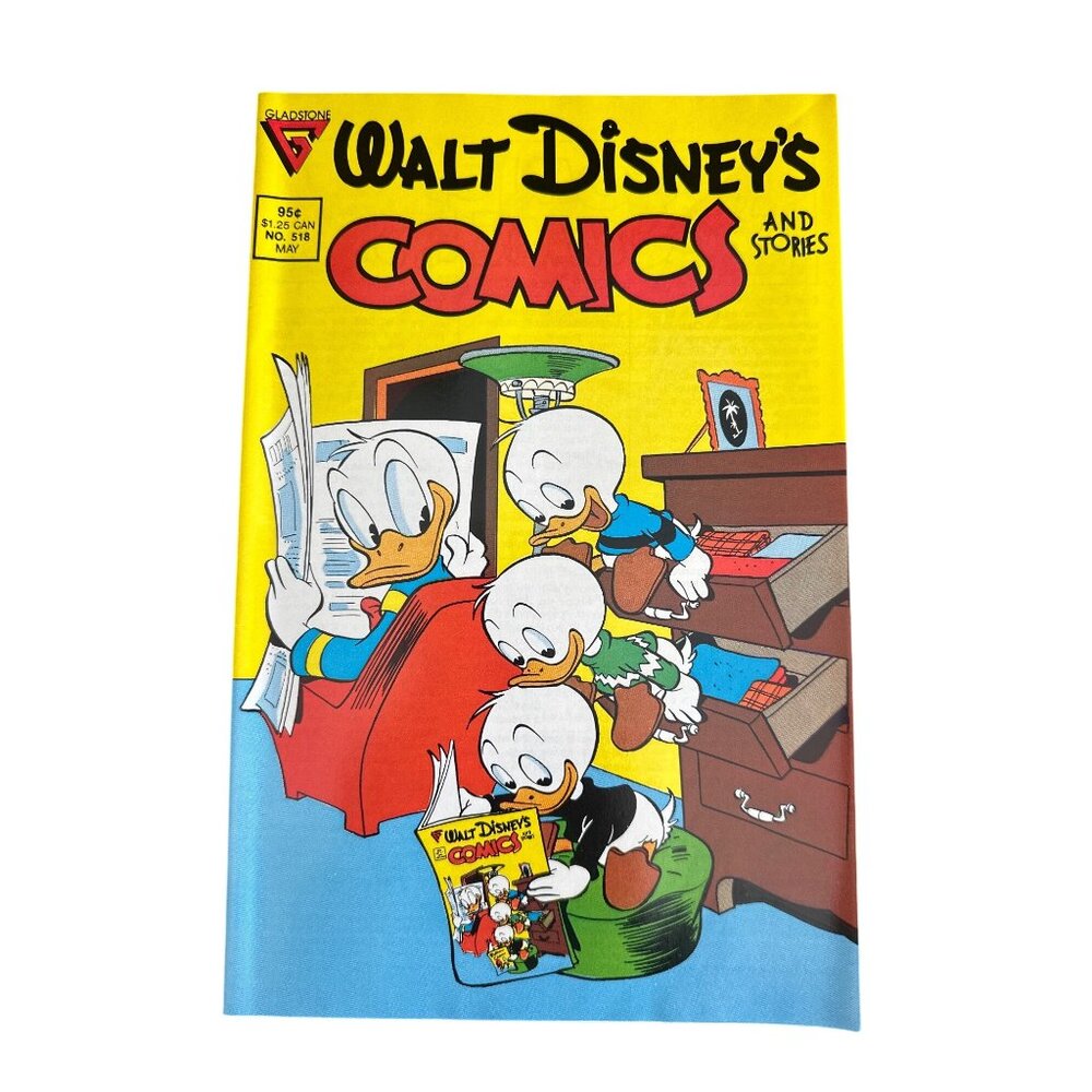 Gladstone Walt Disneys Comics And Stories #518 May 1987 Donald Duck Boarded